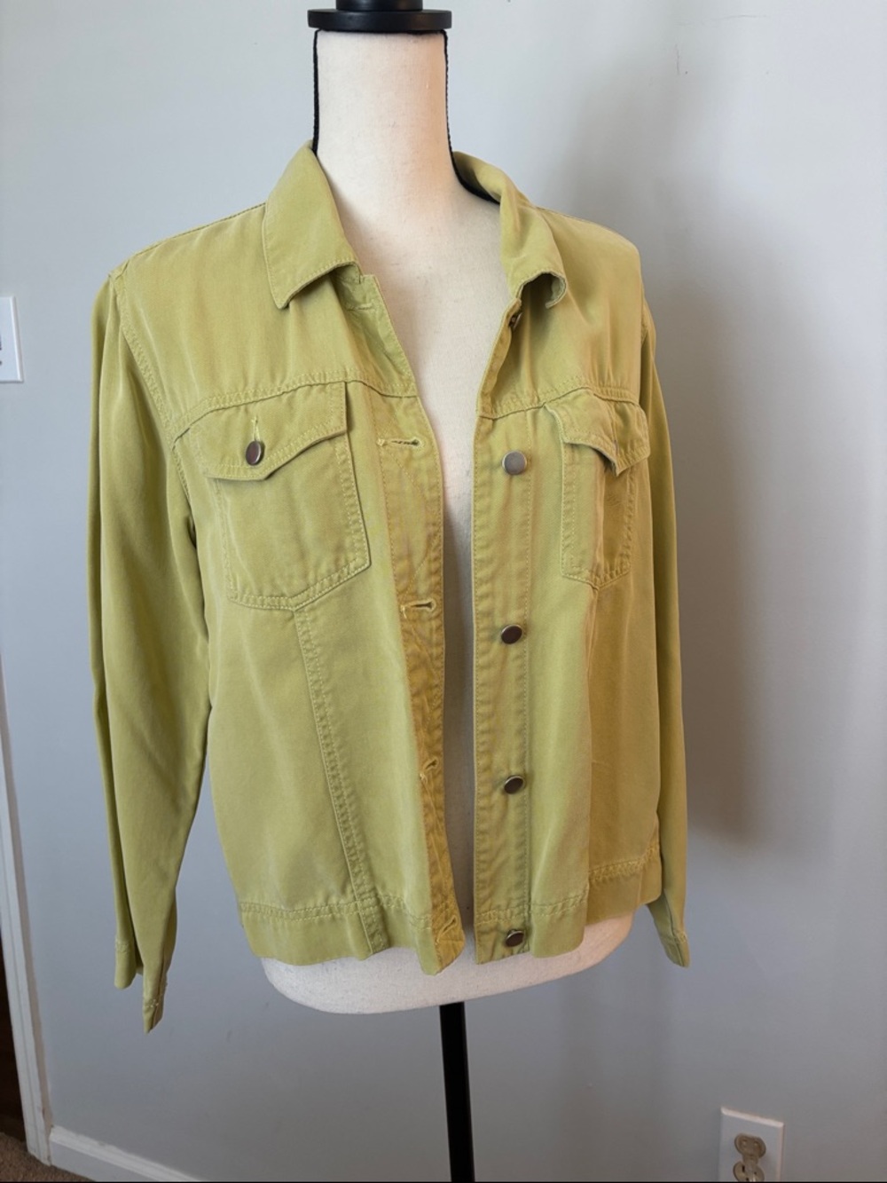 Women's Lime Green Utility Jacket